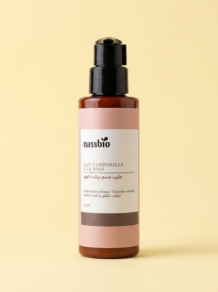 Lait corporel à la rose — HAPPY BIO